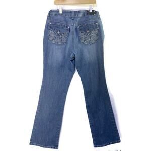 Style and Company Blue Jeans Women's Size 10 With Embellished Pockets